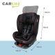 Siège pour enfant Darcy Isofix rotatif 40 - 150 cm noir et rouge CARKIDS