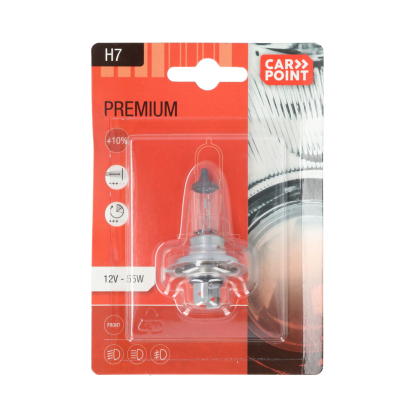 Ampoule Premium pour voiture H7 12 V 55 W CARPOINT