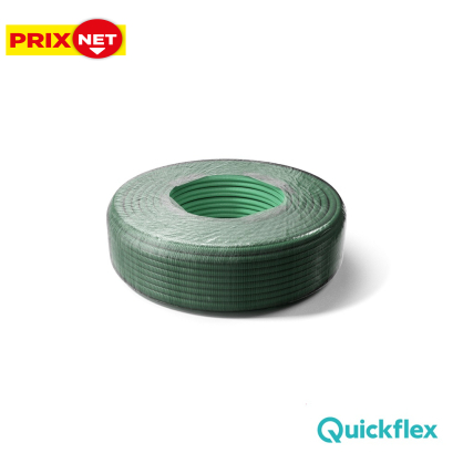 Tube précâblé 3G 2,5mm² CCA vert 50 m QUICKFLEX