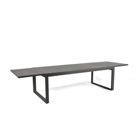 Table de jardin extensible avec plateau en résine 220-340 x 100 x 75 cm