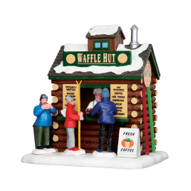 Figurine stand de vente de gaufre LEMAX