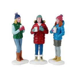 Set de figurines buveurs de chocolat chaud 3 pièces LEMAX