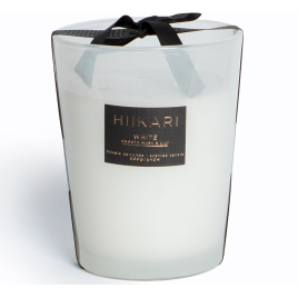 Bougie parfumée Smooth Musk & Lily blanche XL Ø 18,5 cm JBY CREATION