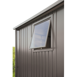 Elément de fenêtre pour abri HighLine - AvantGarde - Panorama gris métallisé BIOHORT