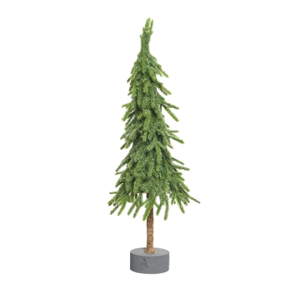 Sapin de Noël de table artificiel pailleté 60 cm