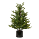 Sapin de Noël artificiel Allison illuminé 120 cm