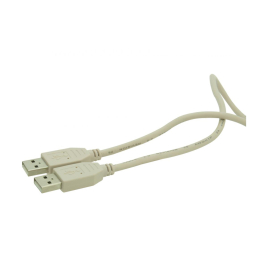 Câble USB A - USB A blanc 1,8 m PROFILE