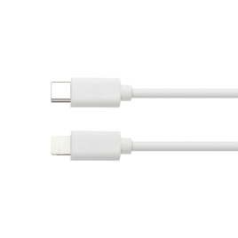 Câble USB C - Lightning argenté 1 m PROFILE