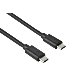 Câble USB C - USB C noir 1 m PROFILE