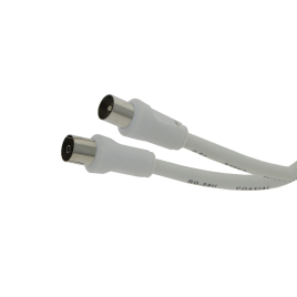 Câble coaxial blanc 1,5 m PROFILE