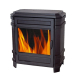 Poêle à bois Vosges noir 8 kW INVICTA