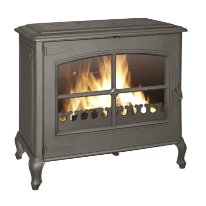 Poêle à bois Rustica anthracite 10 kW INVICTA