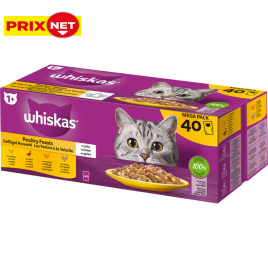 Patée pour chat 1+ Les Festins à la Volaille en gelée 85 g 40 pièces WHISKAS