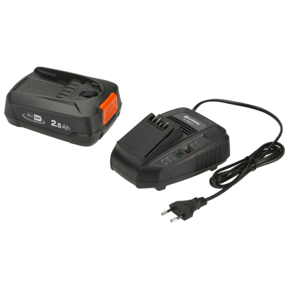 Batterie Power For All avec chargeur 2,5 Ah 18 V GARDENA