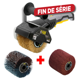 Rénovateur extérieur REX120D avec 3 brosses 1300 W FAR TOOLS