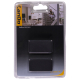 Embout pour rampe d'escalier noir mat 25 x 50 mm 2 pièces CANDO