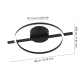 Plafonnier LED Amandolo rond noir RGB 1900 lm 17 W EGLO