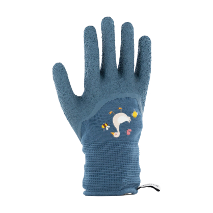 Paire de gants Kansas bleu pour enfant taille 4 BLACKFOX