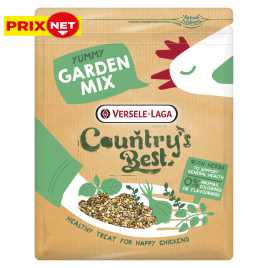 Snack enrichi aux granulés d'herbes pour volailles Garden Mix 1 kg