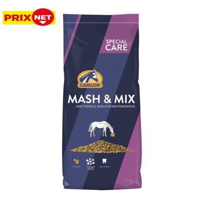 Mélange léger facile à digérer pour chevaux Mash & Mix 15 kg