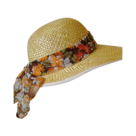 Chapeau de paille Nathalie BLACKFOX