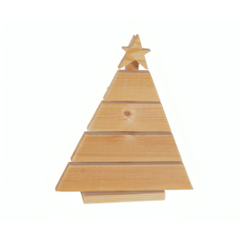 Sapin traditionnel en bois 30 cm