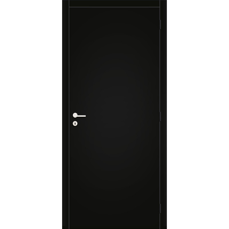 Bloc-porte fini Laminado noir mat 83 x 201,5 cm THYS