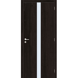 Porte Square Realwood Oak noire 73 x 201,5 cm THYS