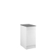 Meuble bas de cuisine Eco 1 porte et 1 tiroir blanc 87,2 x 40 x 58 cm RB ACCESS