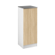 Meuble colonne de cuisine Eco 1 porte chêne clair 157,2 x 60 x 58 cm RB ACCESS