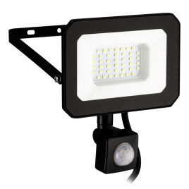 Projecteur extérieur LED Risacca noir avec détecteur de mouvement 2800 lm 30 W EGLO