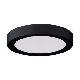 Plafonnier LED Idun noir Ø 22,5 cm 2050 lm 18,5 W EGLO