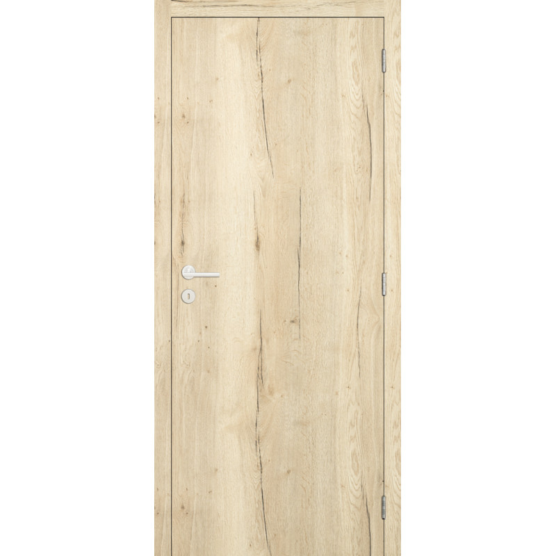 Porte Realwood Oak Vertical chêne naturel 73 x 201,5 cm THYS