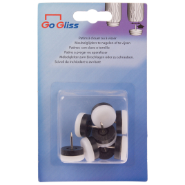 Patin en plastique à clouer Ø 22 mm 8 pièces TEKNI-PROTECT