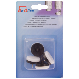 Patin en plastique à clouer Ø 30 mm 4 pièces TEKNI-PROTECT