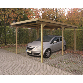 Carport bois mr bricolage