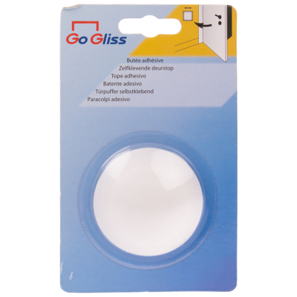 Butée de porte adhésive Ø 60 mm 2 pièces TEKNI-PROTECT