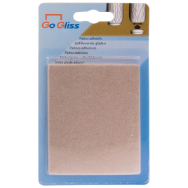 Patin en feutre Super beige 80 x 95 mm TEKNI-PROTECT