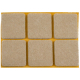 Patin en feutre Super beige 20 x 20 mm 12 pièces TEKNI-PROTECT