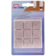 Patin en feutre Super beige 25 x 25 mm 9 pièces TEKNI-PROTECT