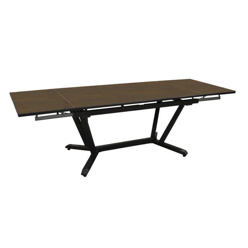 Table de jardin extensible Vita 180-280 x 100 x 74 cm