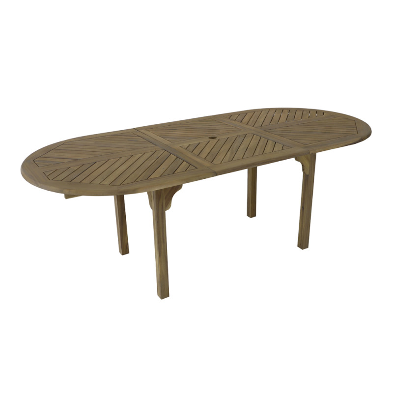 Table de jardin extensible Durban 160-220 x 100 x 74 cm