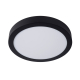 Plafonnier LED pour salle de bain Brice rond noir 2100 lm 30 W LUCIDE