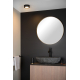 Plafonnier LED pour salle de bain Brice rond noir 430 lm 8 W LUCIDE