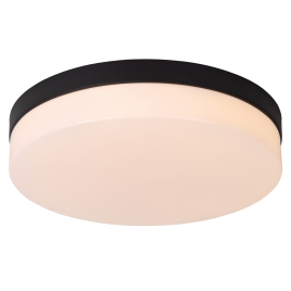 Plafonnier LED pour salle de bain Biskit noir 1550 lm 24 W LUCIDE