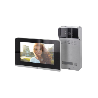 Vidéophone multi-appartements 2 fils 7" gris DIO