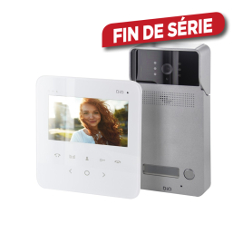 Vidéophone multi-appartements 2 fils 4,3" blanc DIO