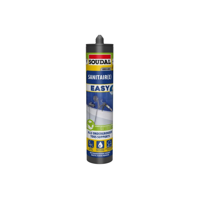 Mastic pour sanitaire Easy gris 0,29 L SOUDAL