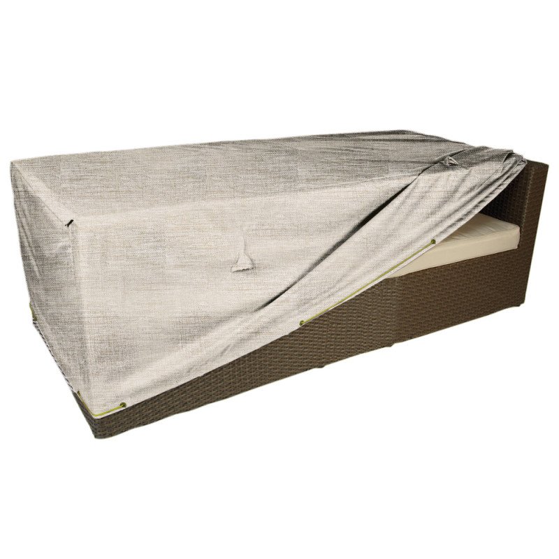 Housse pour canapé de jardin beige 205 x 75 x 90 cm INVENTIV