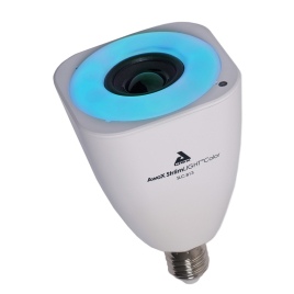 Ampoule LED connectée avec enceinte intégrée E27 RGB 400 lm 7 W AWOX